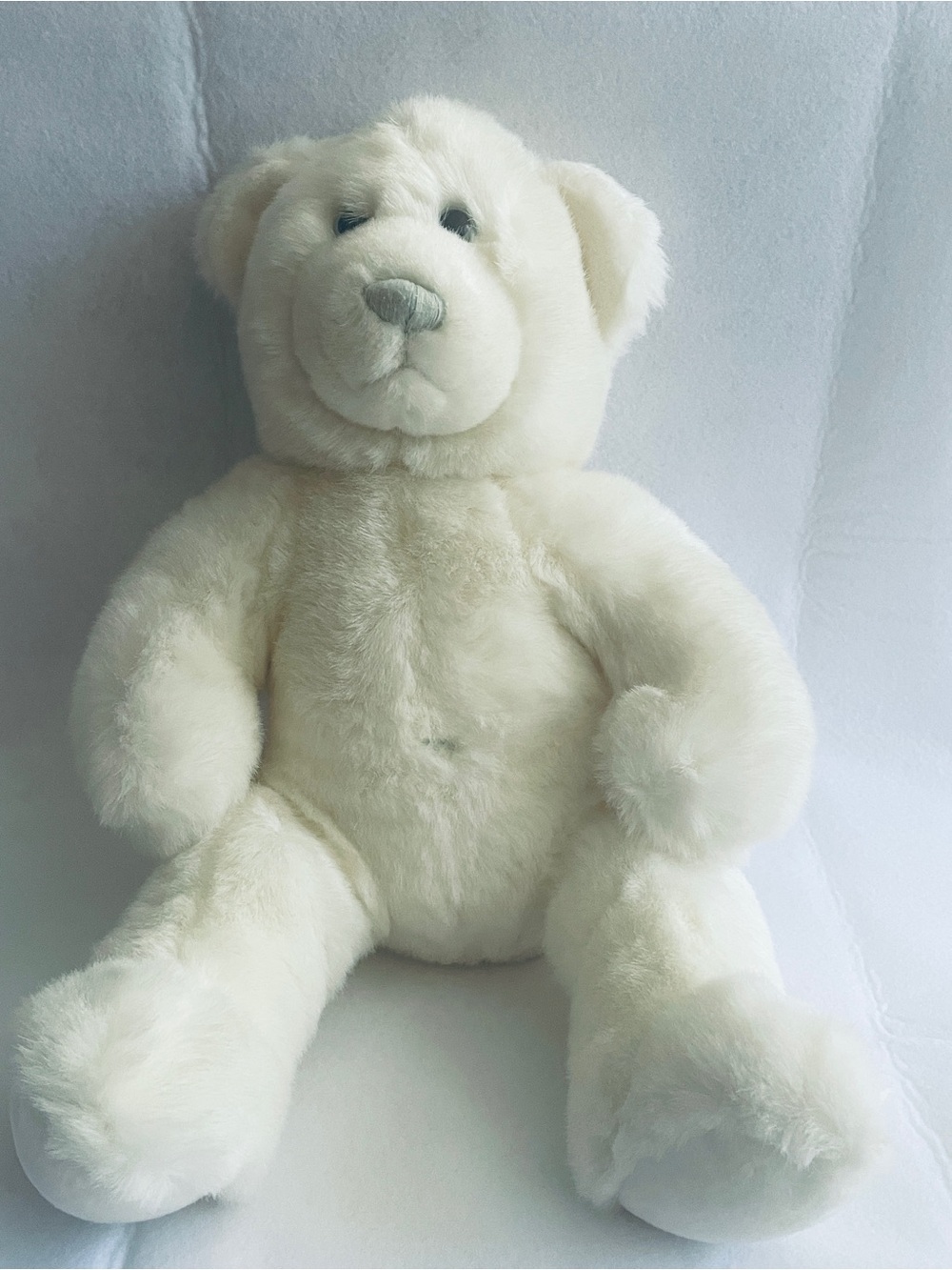 Build-A-Bear White Plush Teddy Bear
